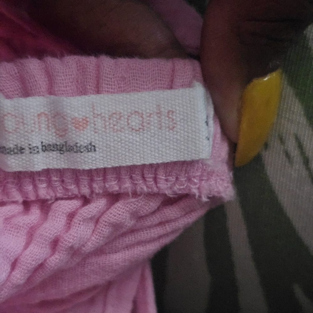 Adorable Pink Kids Overall Dress - Picture 7 of 9